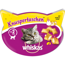 Whiskas Knuspertaschen mit Huhn & Käse - 60 g