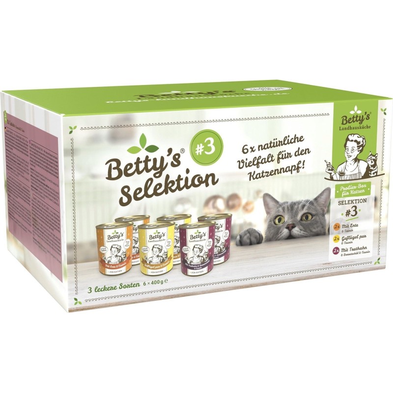 Betty's Landhausküche Selektion Nr.3 Probier-Box ( 6 x 400g ) - 2.400 g