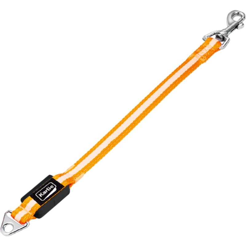 Karlie Visio LED Leinenerweiterung orange/weiß - 39 x 1cm