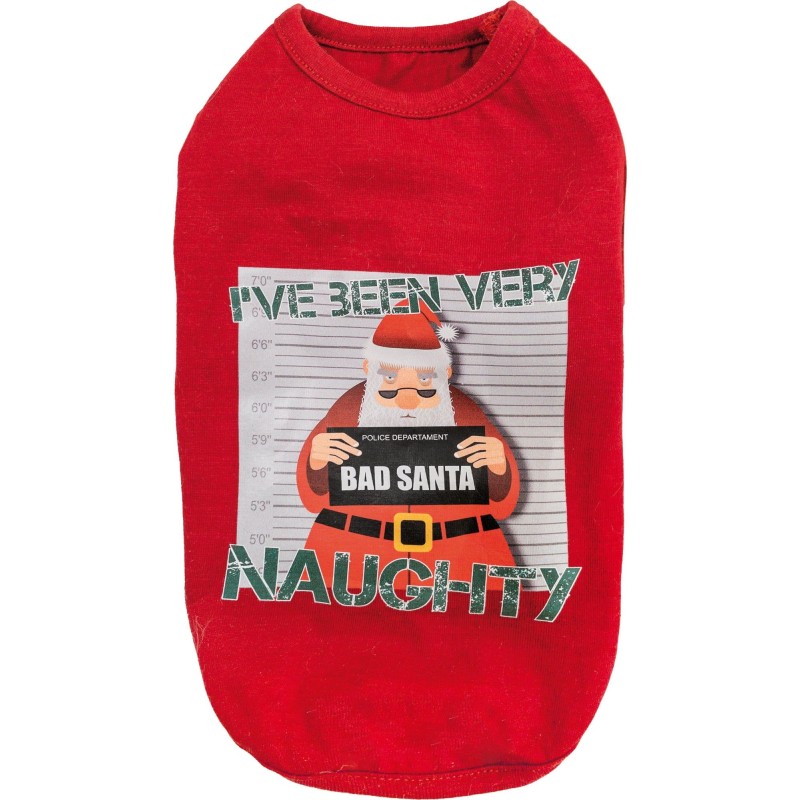 Croci XMAS T-Shirt Naughty Santa - 25 cm