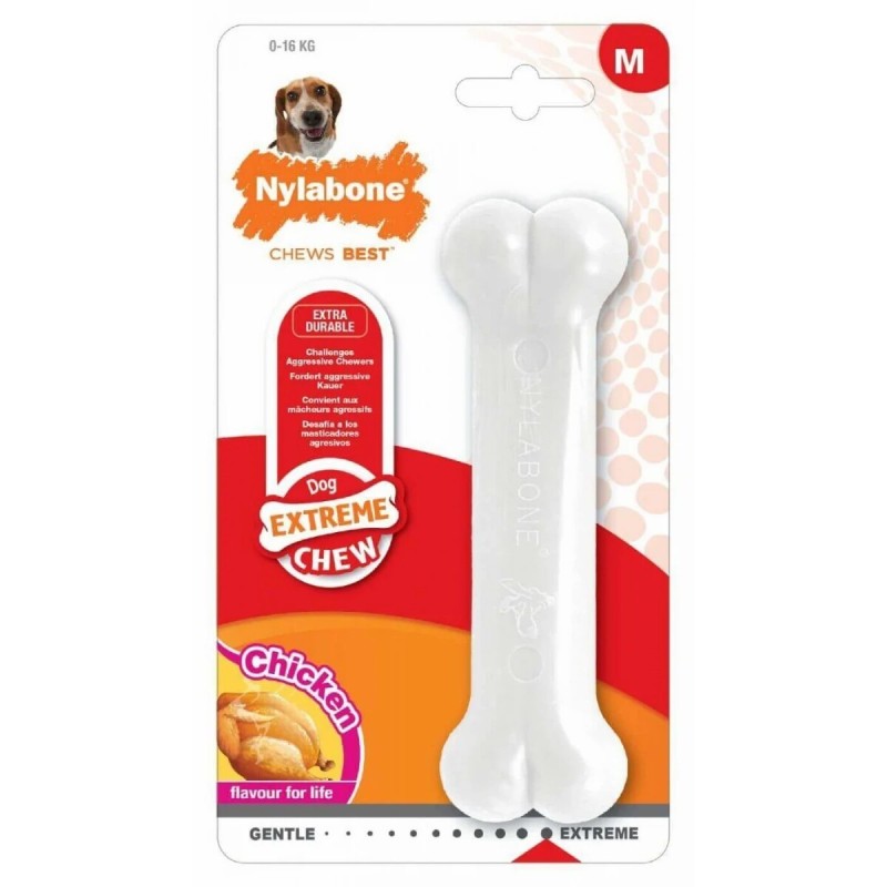 Hundespielzeug Nylabone Extreme Chew - Chicken M