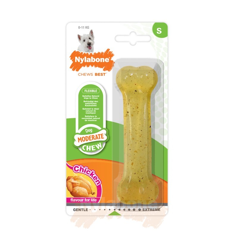 Hundespielzeug Nylabone Moderate Chew - Chicken S