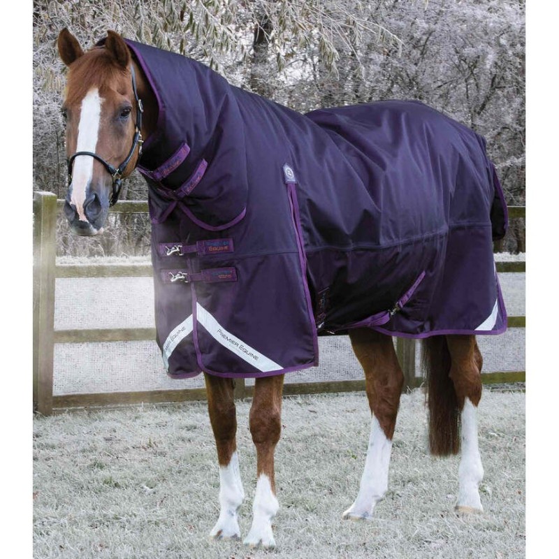 Wasserdichte Outdoor-Decke mit Halsteil Premier Equine Buster Storm Classic 420 g