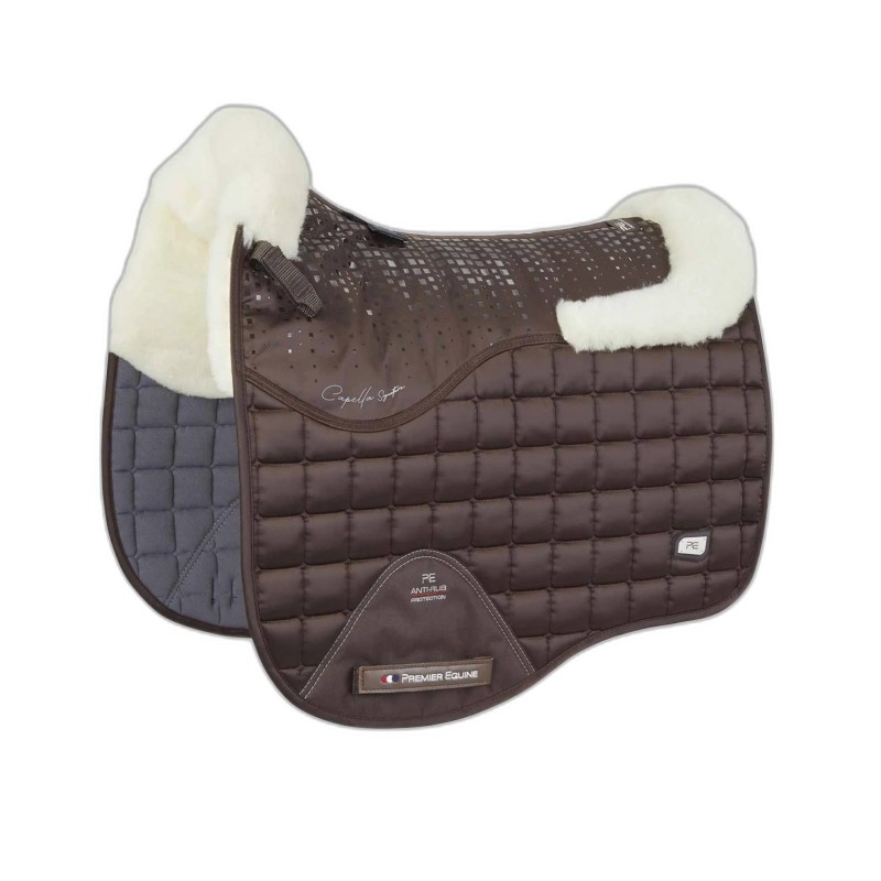 Dressurmatte für Pferde aus Merinowolle Premier Equine Capella CC Square