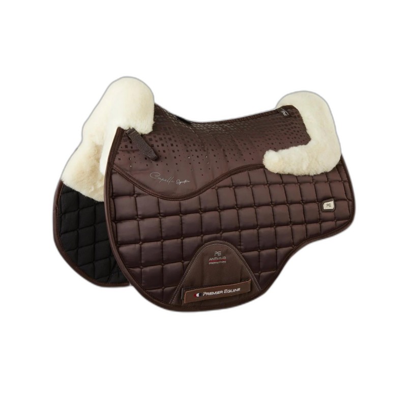 Springschabracke aus Merinowolle Premier Equine Capella CC Square