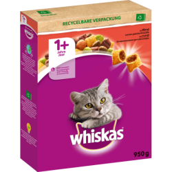 Whiskas Trocken mit Rind 1+...