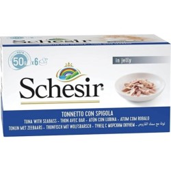 Schesir Multipack 6x50g - Thunfisch und Seebarsch