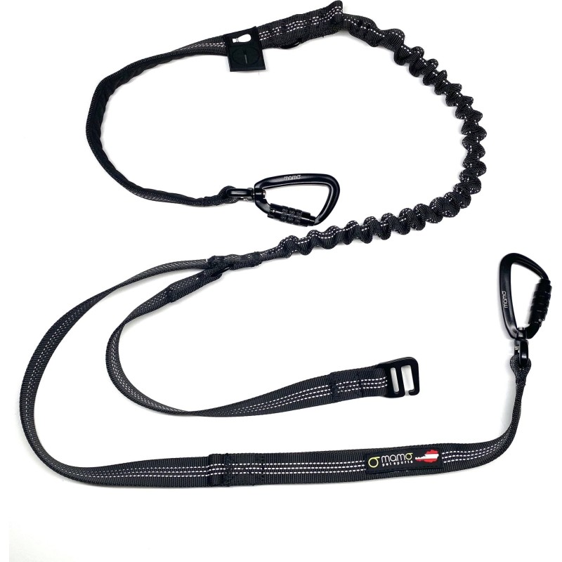 mamo switch leash 150 cm Black - 20 mm Breite