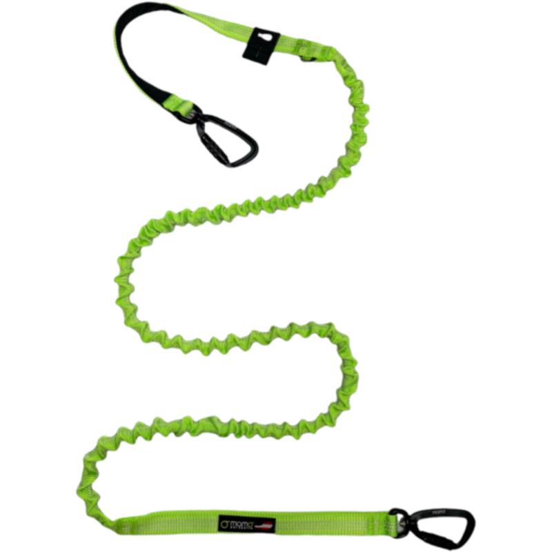 mamo bungee leash 185 cm Leuchtgrün - 25 mm Breite