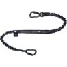 mamo pet sports Bungee leash shorty 85 cm Black - 25 mm Breite