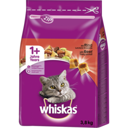 Whiskas Trocken mit Rind 1+...