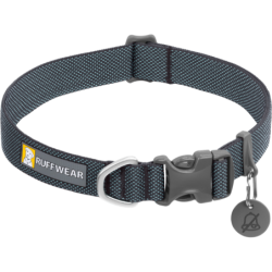 Ruffwear Hi & Light™ Halsband Basalt Gray - 23 - 28 cm