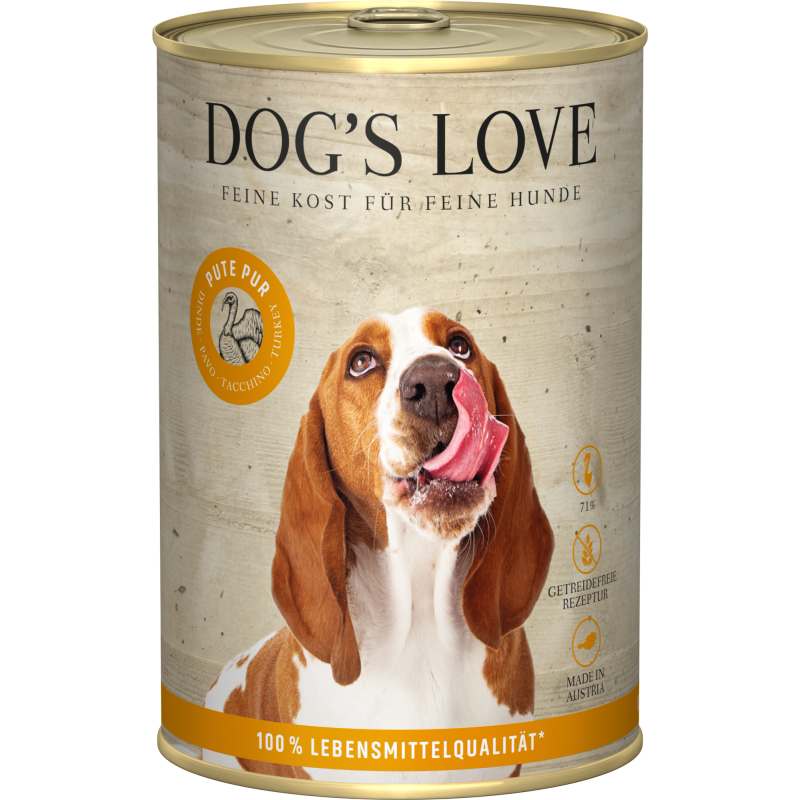 DOG'S LOVE BARF Pute - 400 g