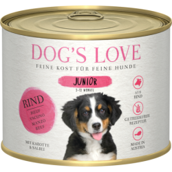 DOG'S LOVE Junior Rind - 200 g