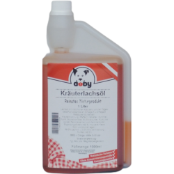 Doby Lachsöl mit Kräutern - 1 Liter