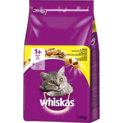 Whiskas Trocken mit Huhn 1+ - 3,80 kg