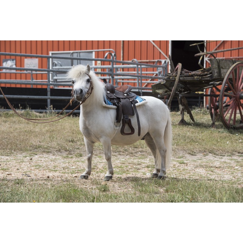 Westernmatte für Pferde gepolstert Westride Navajo [Shetland-Größe]