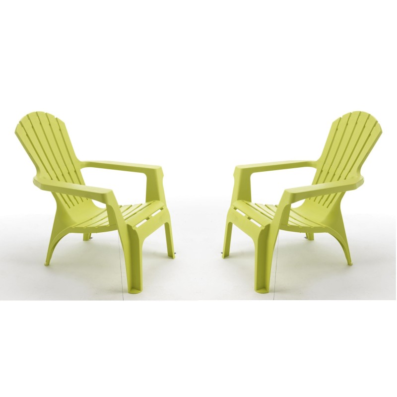 2er-Set Sessel Wilsa Garden Adirondack