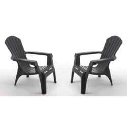 2er-Set Sessel Wilsa Garden Adirondack