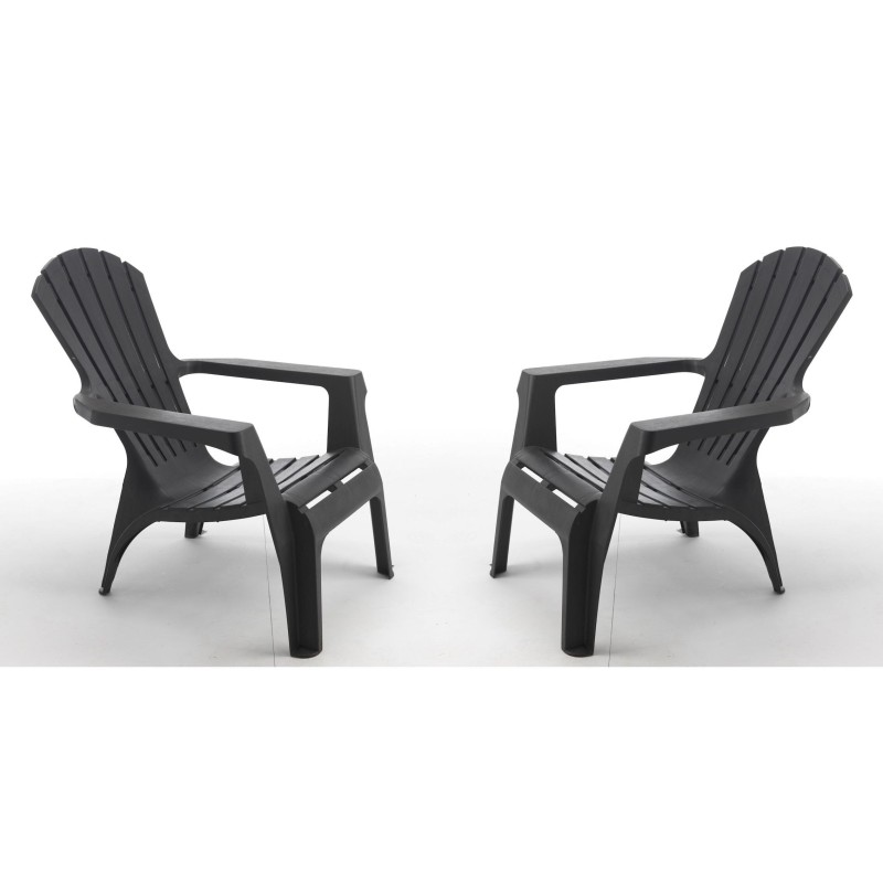 2er-Set Sessel Wilsa Garden Adirondack