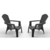 2er-Set Sessel Wilsa Garden Adirondack