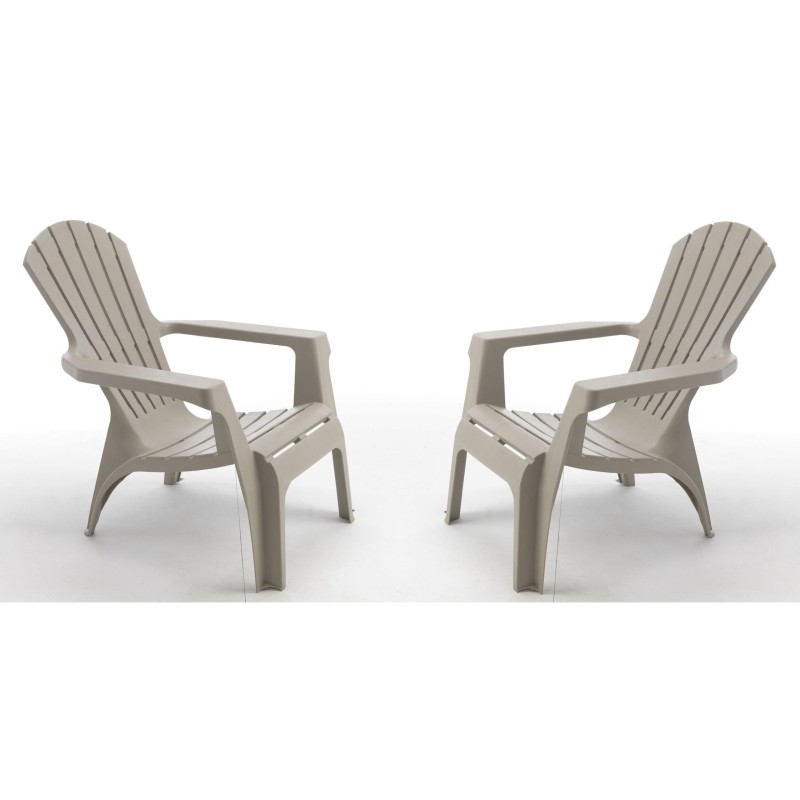 2er-Set Sessel Wilsa Garden Adirondack