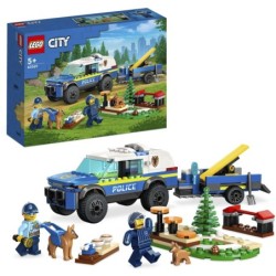 LEGO® Konstruktionsspielsteine »Mobiles Polizeihunde-Training (60369), LEGO® City«, (197 St.), Made in Europe