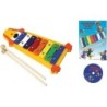 Clifton Spielzeug-Musikinstrument »Metallophon Hund«, mit 8 Tönen und Kinderlieder CD, Karaoke CD mit Heft