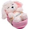 Nici Kuscheltier »Sleeping Pets, Hund Pudel, 12 cm«, im Körbchen, enthält recyceltes Material (Global Recycled Standard)