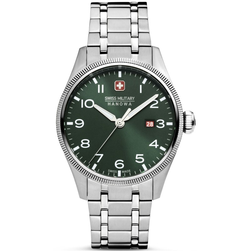 Swiss Military Hanowa Quarzuhr »THUNDERBOLT, SMWGH0000803«, Armbanduhr, Herrenuhr, Schweizer Uhr, Swiss Made, Datum, Saphirgl