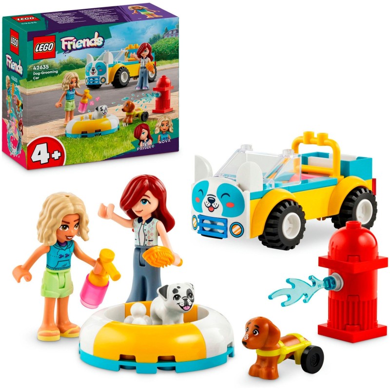 LEGO® Konstruktionsspielsteine »Mobiler Hundesalon (42635), LEGO Friends«, (60 St.), Made in Europe