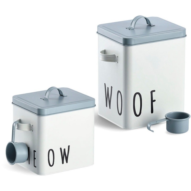 Zeller Present Vorratsdose »Woof«, (2 tlg.), für Hundefutter