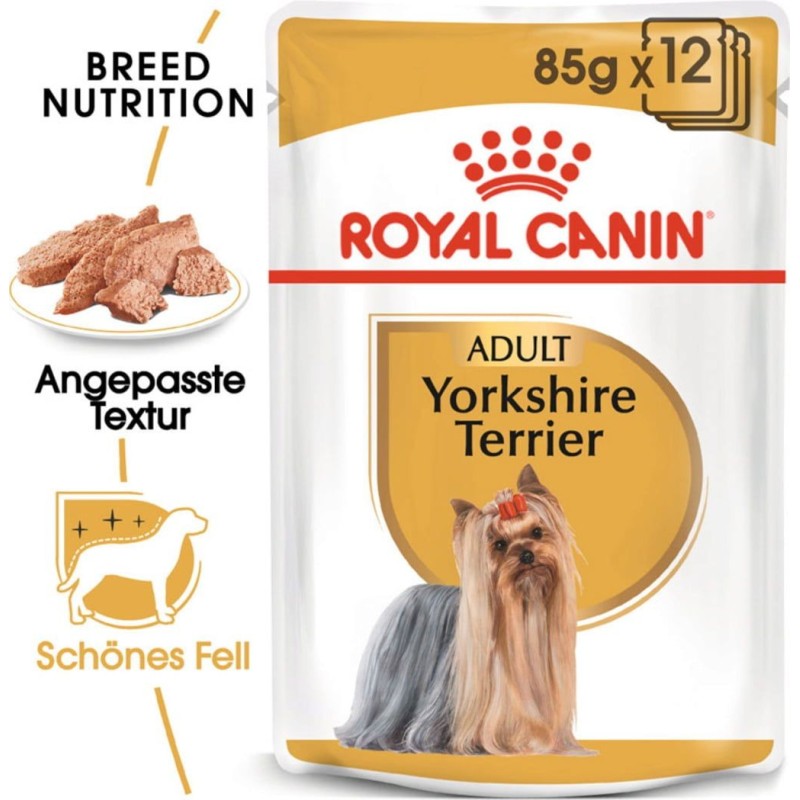 Royal Canin Yorkshire Terrier Adult Mousse 12x85 g - 1.020 g