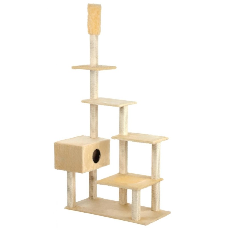 Katzen Kratzstamm Big House rh. beige