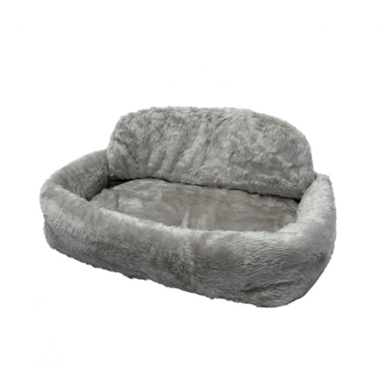 Hunde Tiersofa de Luxe mit Kissen Gr. 3 grau