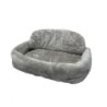 Hunde Tiersofa de Luxe mit Kissen Gr. 3 grau