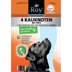 4 Kauknoten mit Ente 10 cm, 100g