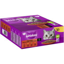 Portionsbeutel Multipack Jumbo Pack 1+ Klassische Auswahl in Sauce 80 x 85g