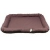 TOP MULTI Hundebett Tierbett Hundematratze dunkelbraun 100 x 120 cm