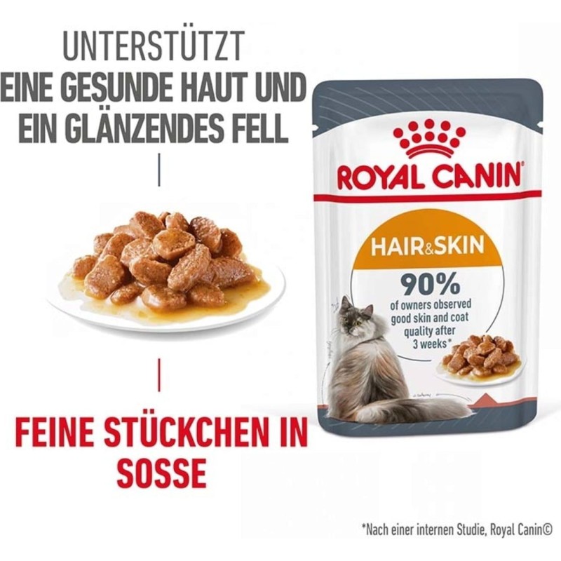 Royal Canin Hair & Skin in Soße 12x85g - 1.020 g