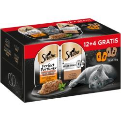 Perfect Portions Split-Tray Sauce mit Truthahn und mit Ente 12 + 4 Gratis, 600g