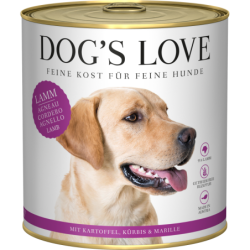 DOG'S LOVE Hunde Nassfutter ADULT LAMM - 800 g