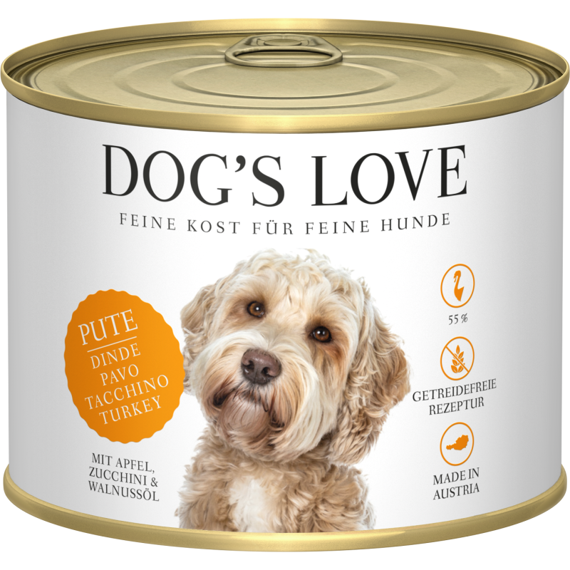 DOG'S LOVE Hunde Nassfutter ADULT PUTE  - 200 g