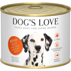 DOG'S LOVE Hunde Nassfutter ADULT RIND - 200 g