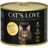 CAT's LOVE Katzen Nassfutter ADULT HUHN PUR - 200 g