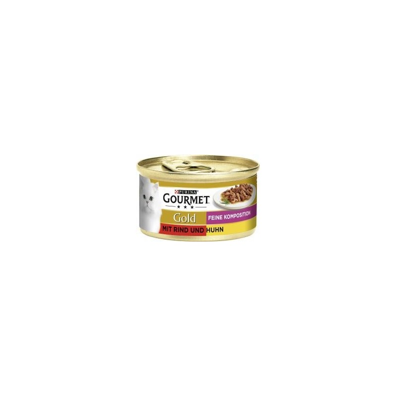 Purina Gourmet Gold Feine Komposition mit Rind & Huhn