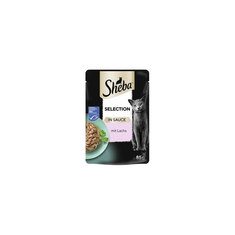 Sheba Selection in Sauce mit Lachs