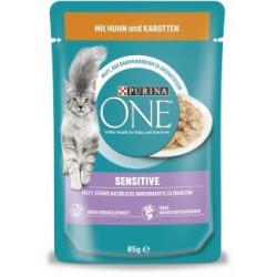 Purina One Sensitive mit Huhn und Karotten