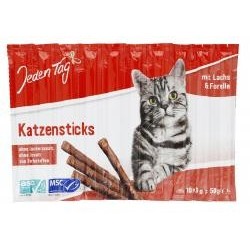 Jeden Tag Katzensticks...