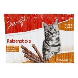 Jeden Tag Katzensticks Pute...